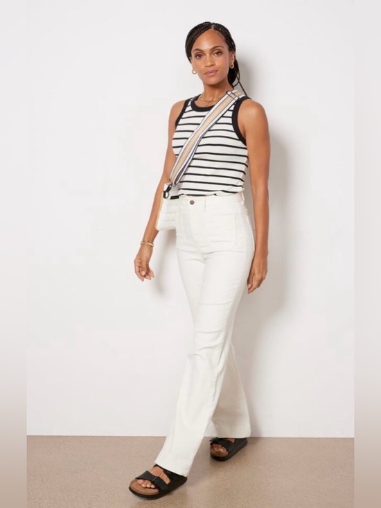 Faherty Pants - NWT Faherty Stretch Terry High Rise Harbor Pant Size 27 🌷🌷🌷